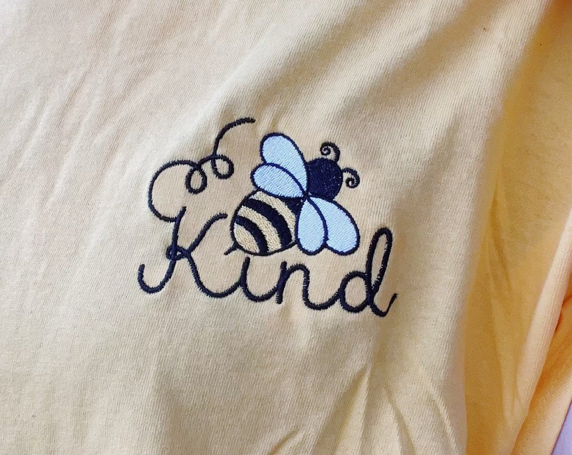 Bee Kind Embroidered T-Shirt