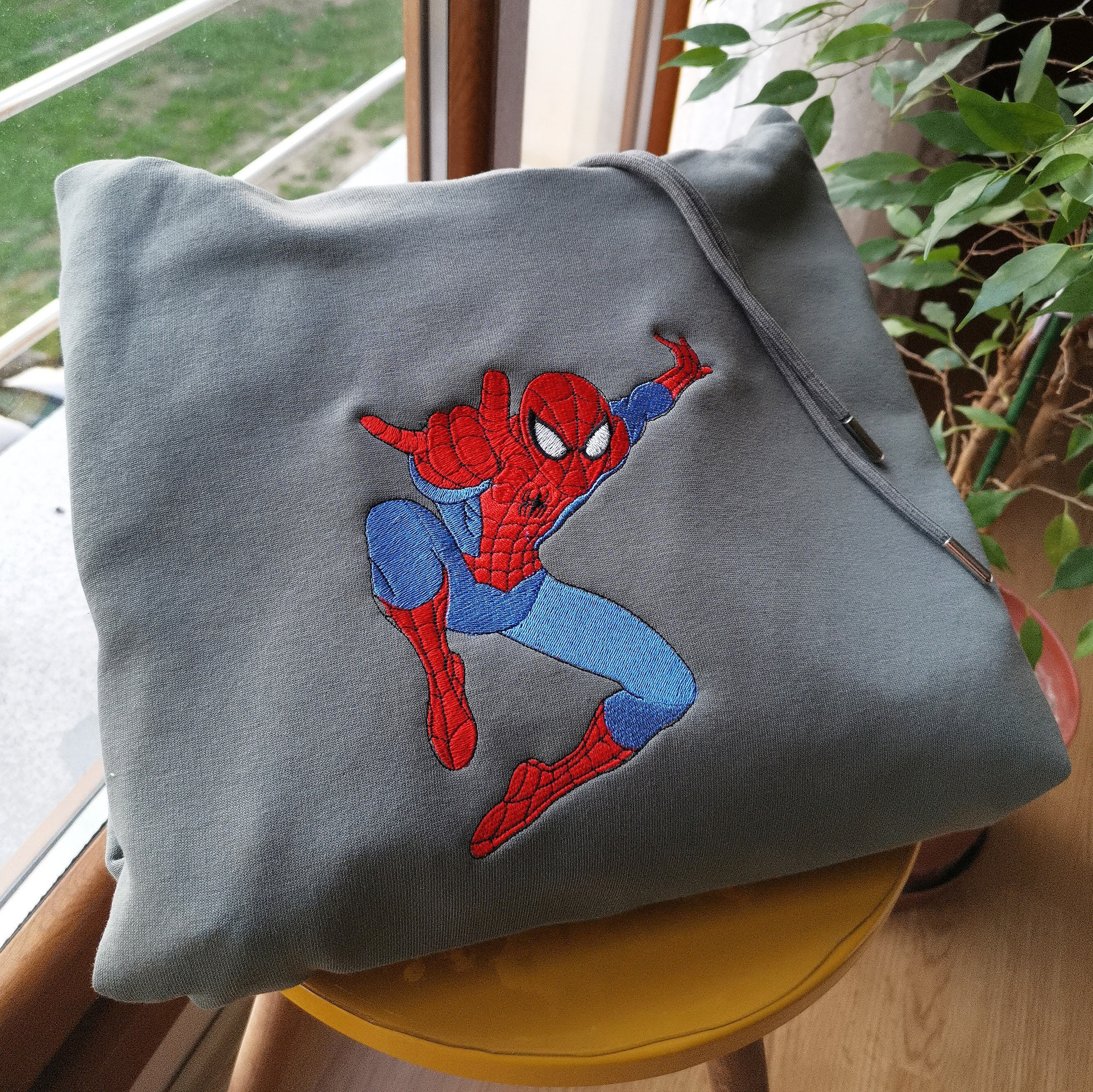 Spiderman No Way Home Embroidered Hoodie