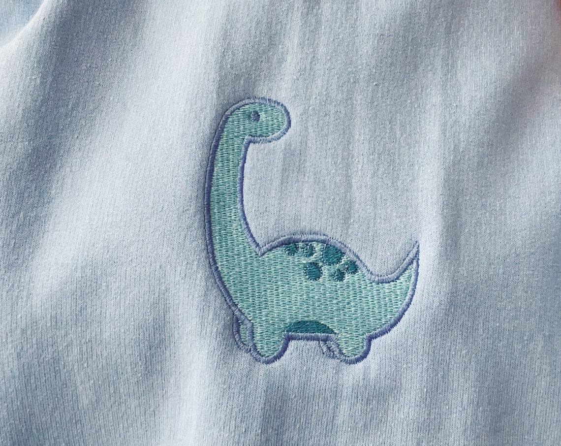 Dinosaur Embroidered Crewneck Sweatshirt