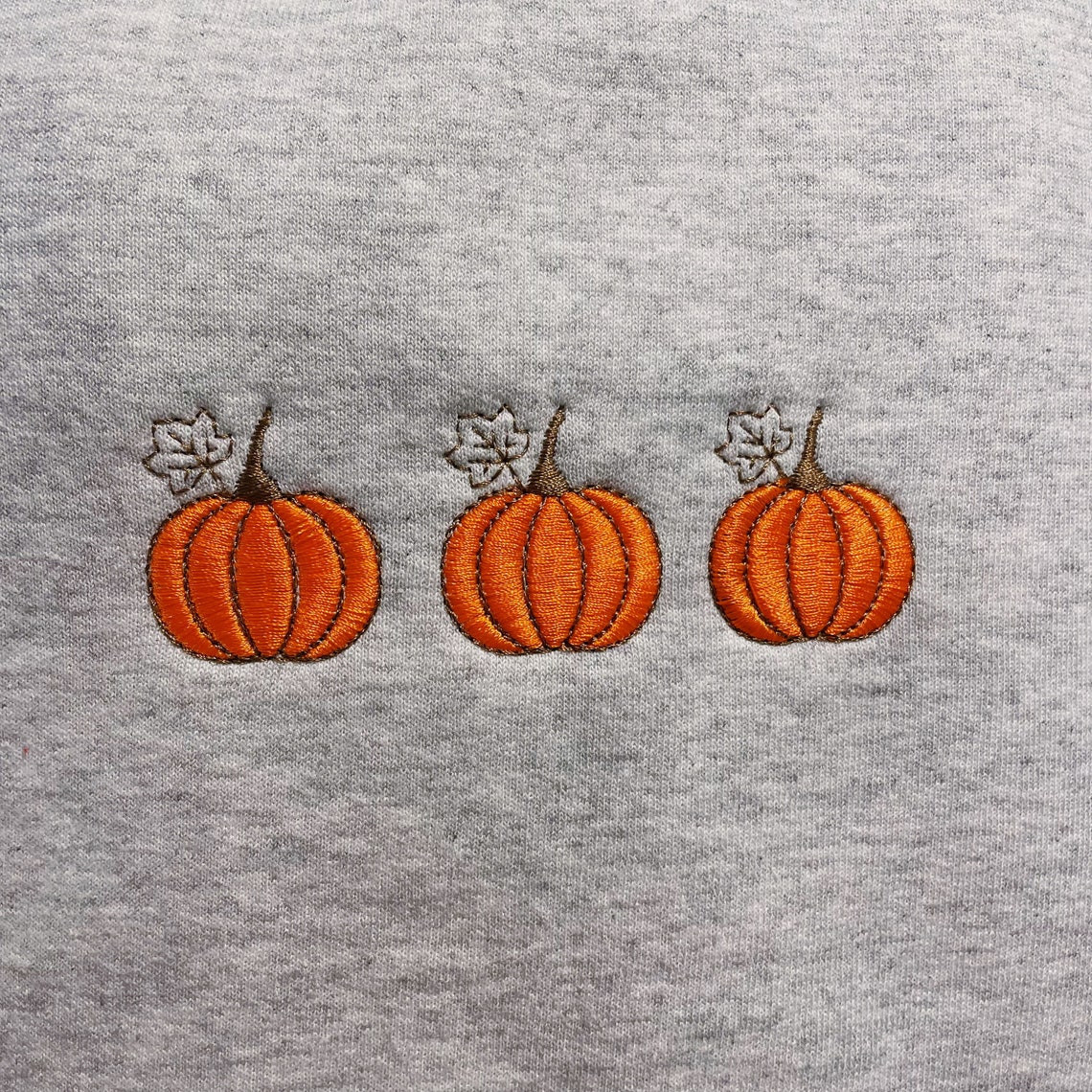 Pumpkin Patch Embroidered Crewneck Sweatshirt