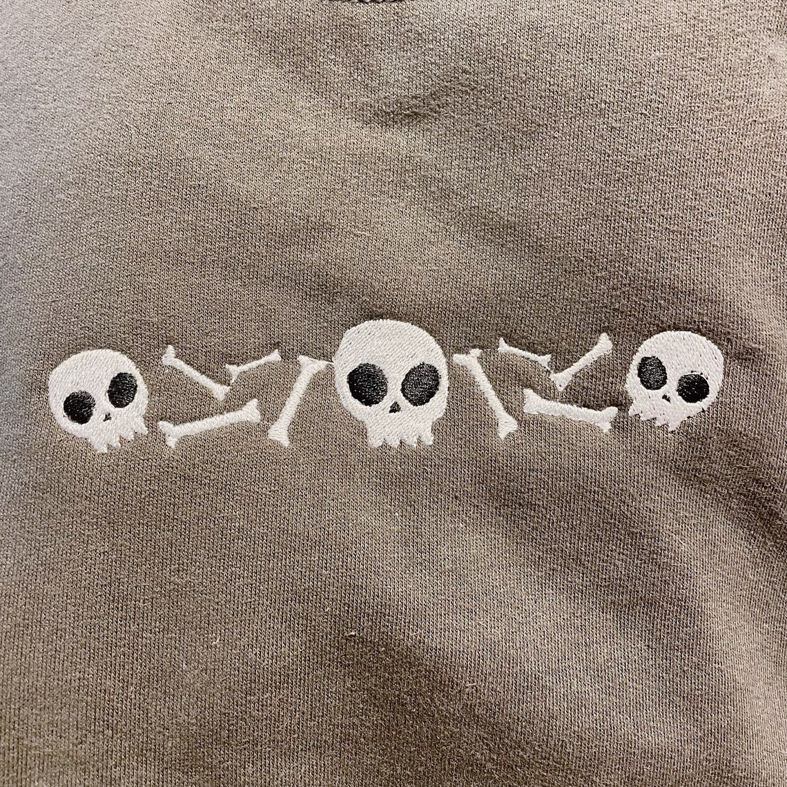 Graveyard Embroidered Crewneck Sweatshirt