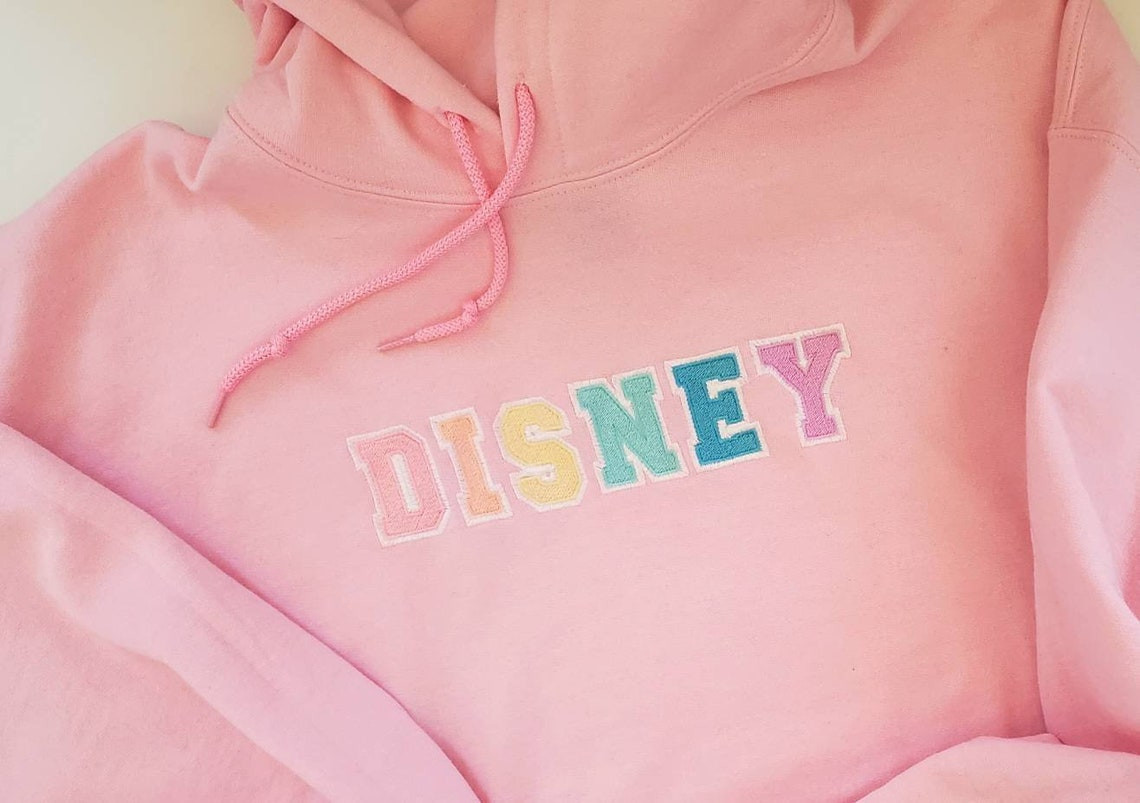 Disneyworld Sweatshirt Embroidered Disneyworld Hoodie Embroidered Disneyworld Sweater Embroidered Disneyworld Crewneck Embroidered