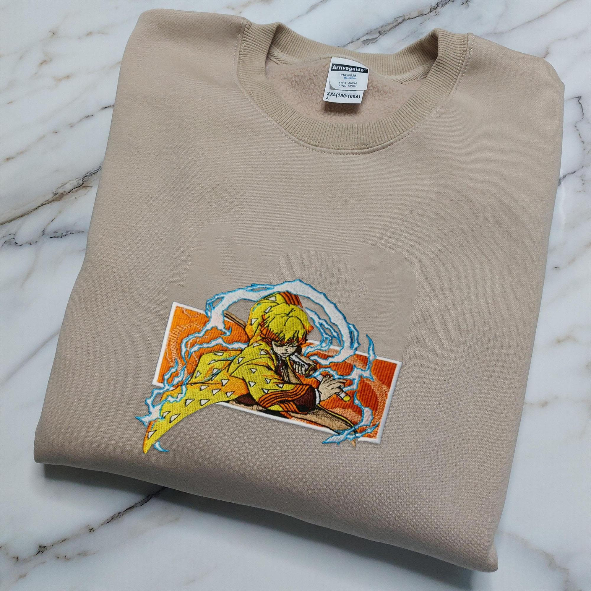 Zenittsu Embroidered Anime Sweater Shirt