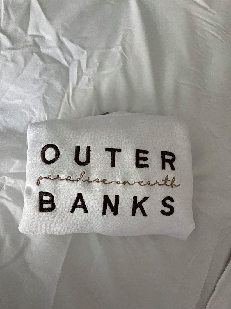 Outer Banks Embroidered Crewneck