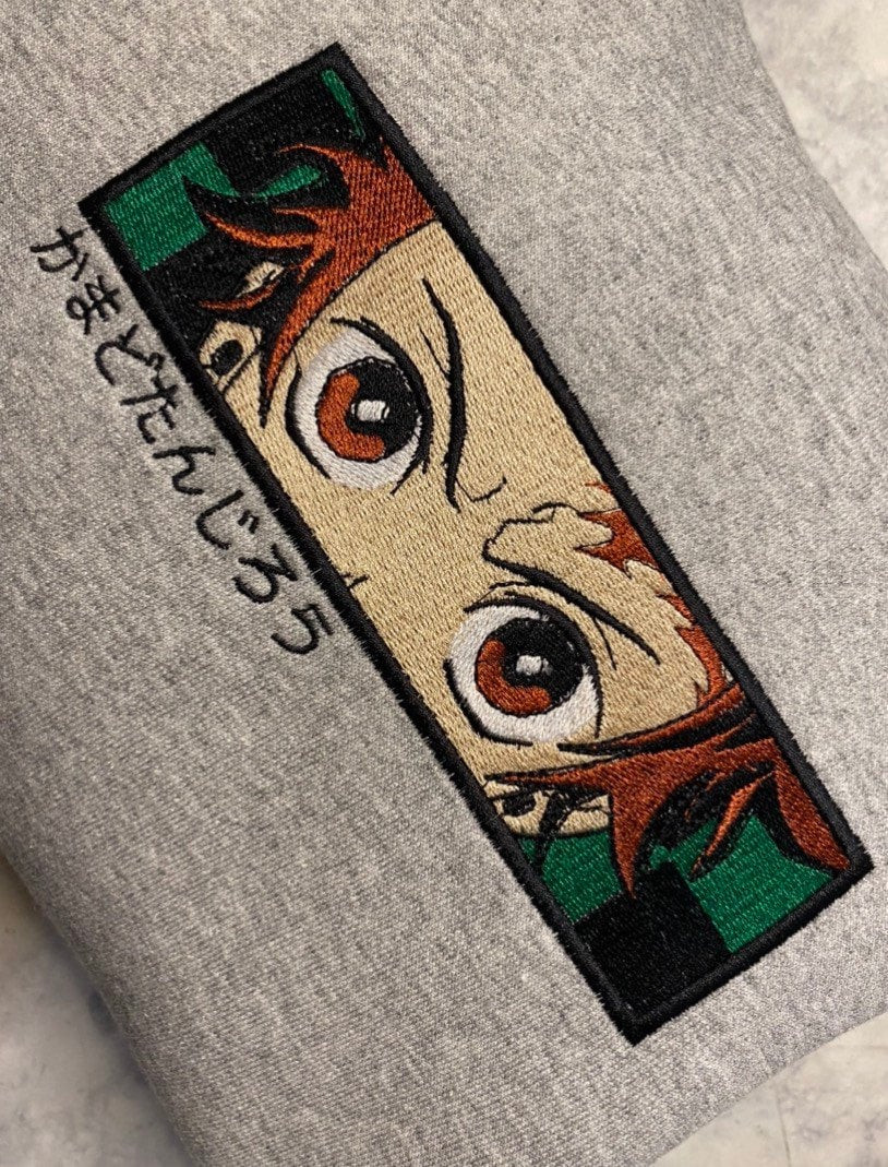 Tanjiro Demon Slayer Embroidered Hoodie