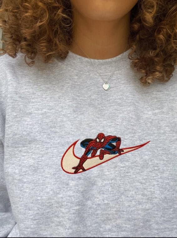 Nike Embroidered No Way Home Spiderman Crewneck Sweater