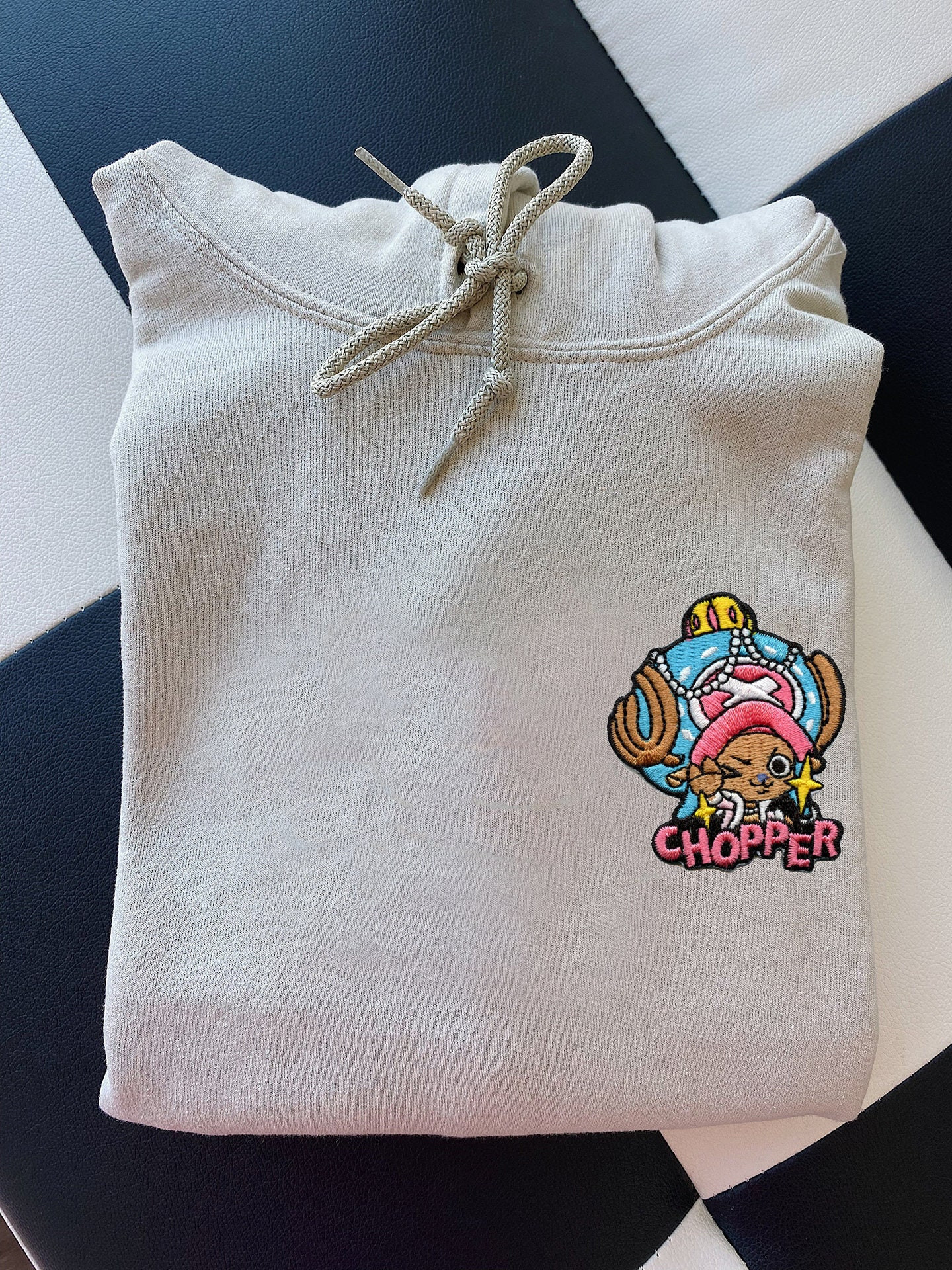 Embroidered Anime Logo Shirt