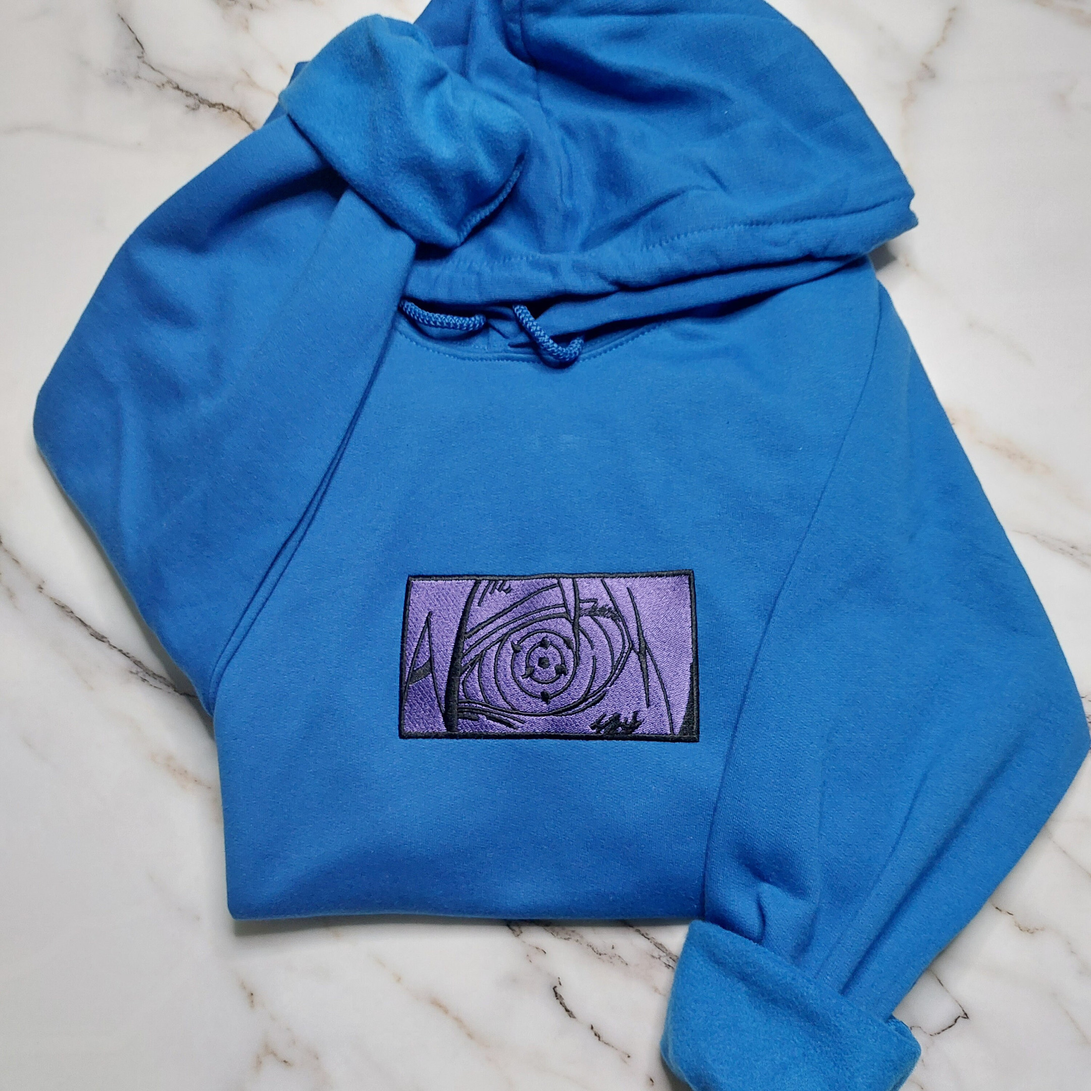 Ninja Eyes Embroidered Sweatshirt