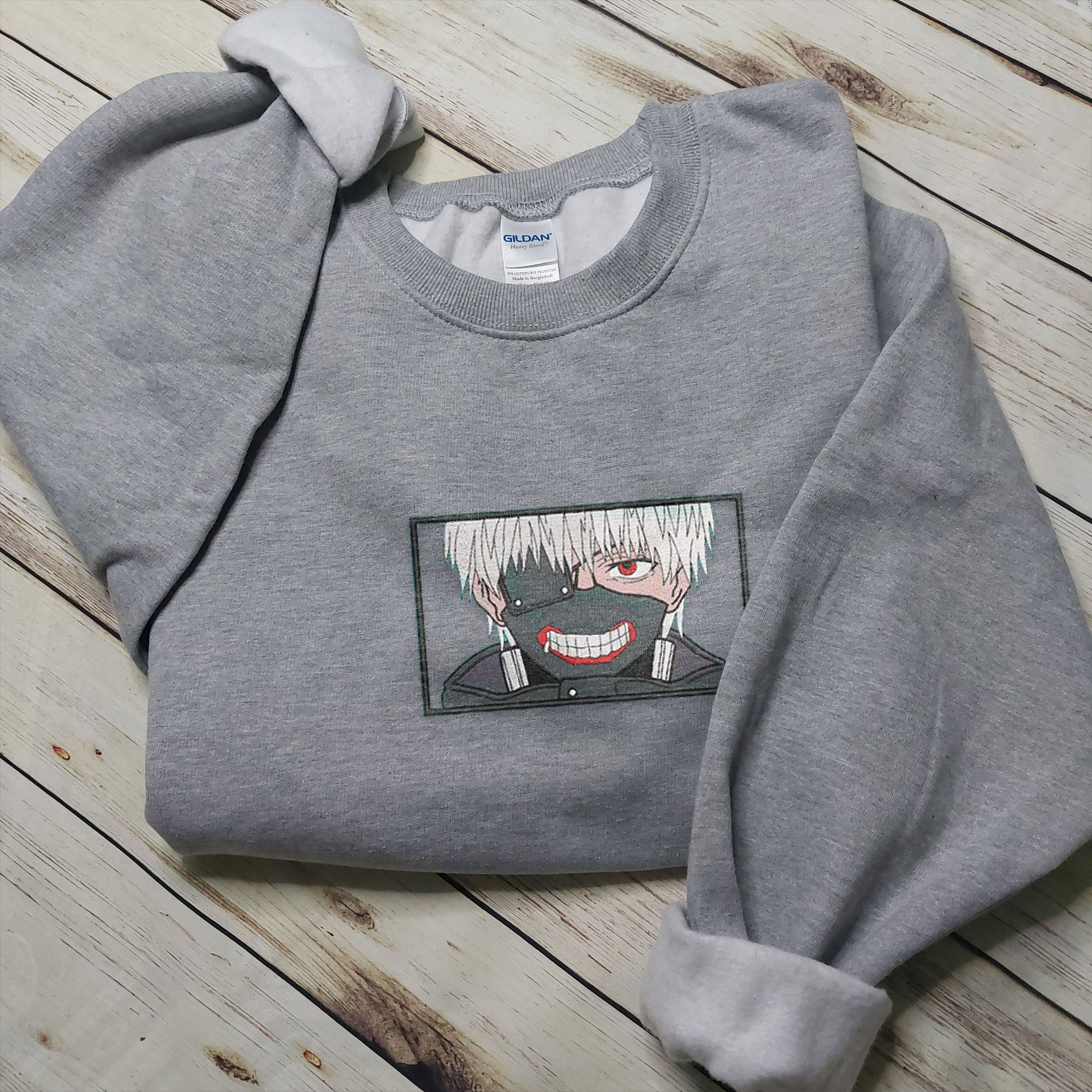 Ken Anime Embroidered Sweatshirt