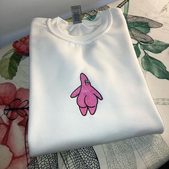 Patrick Star Embroidered Shirt