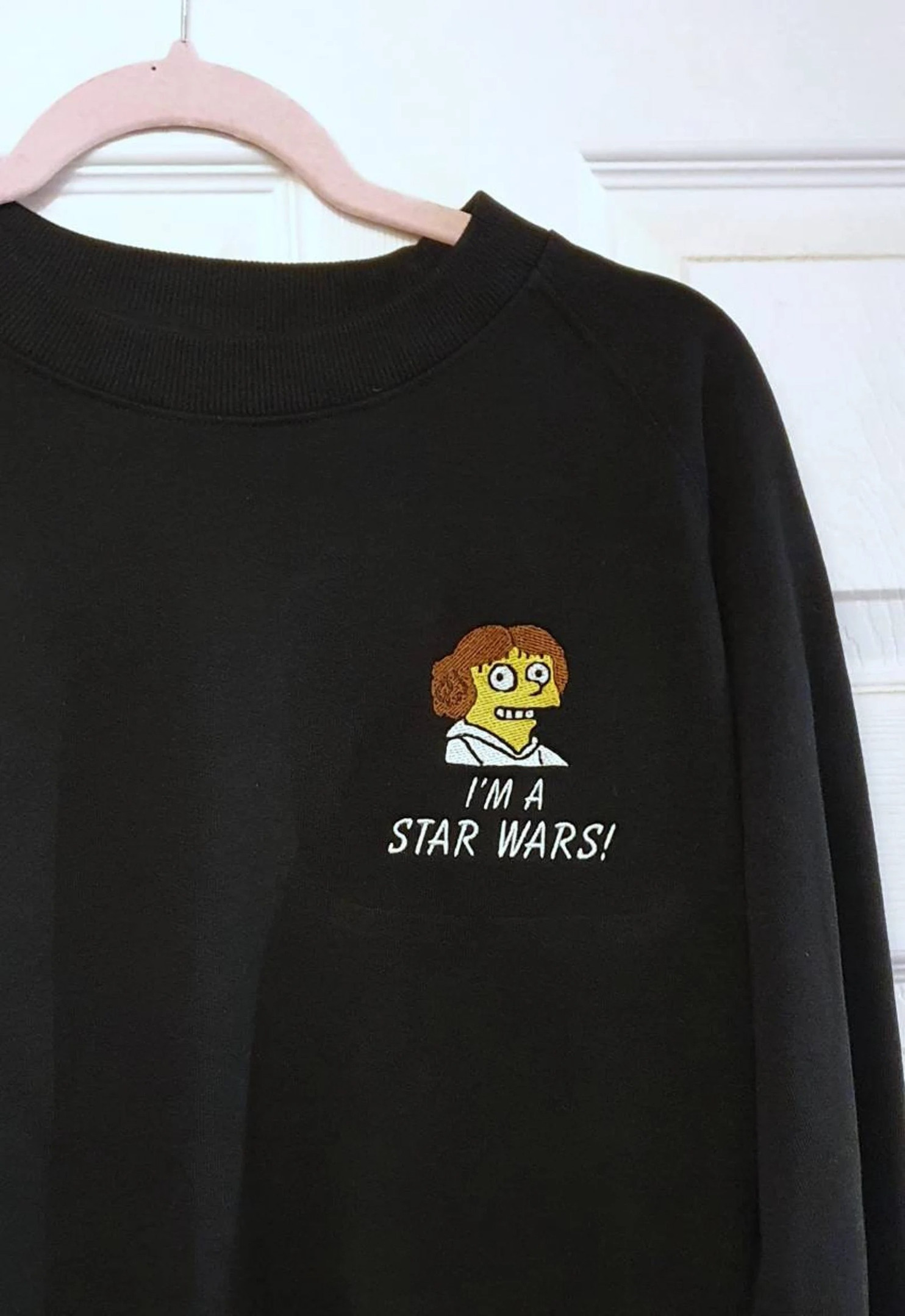 The Simpsons Ralph Wiggum Star Wars Embroidered Shirt