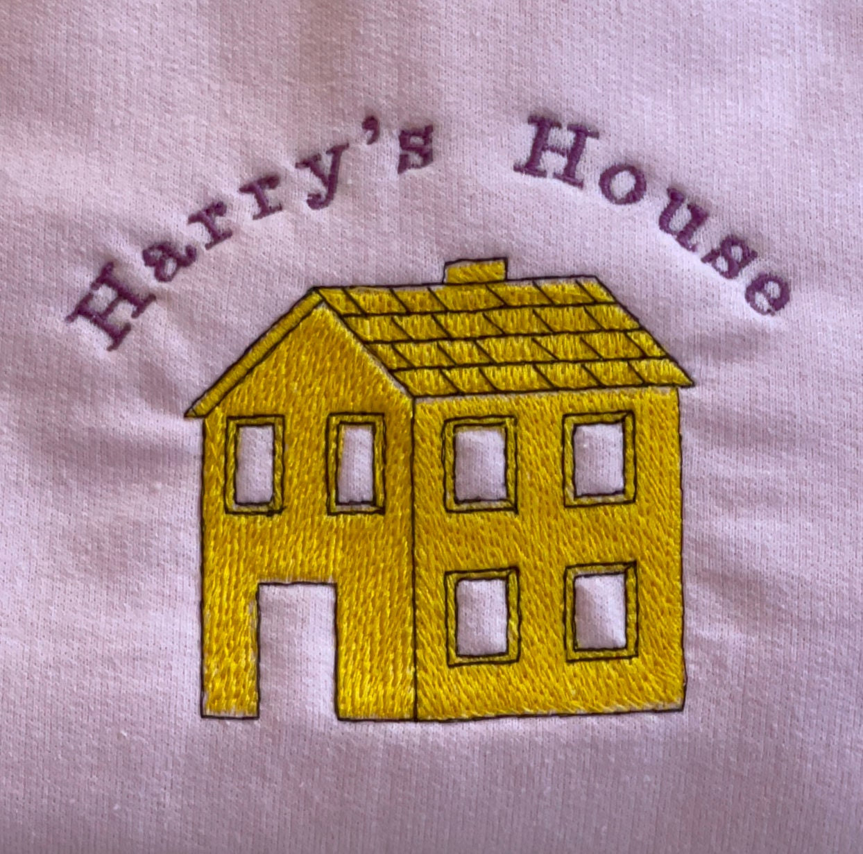 Harrys House Embroidered Crewneck Sweatshirt For Fan