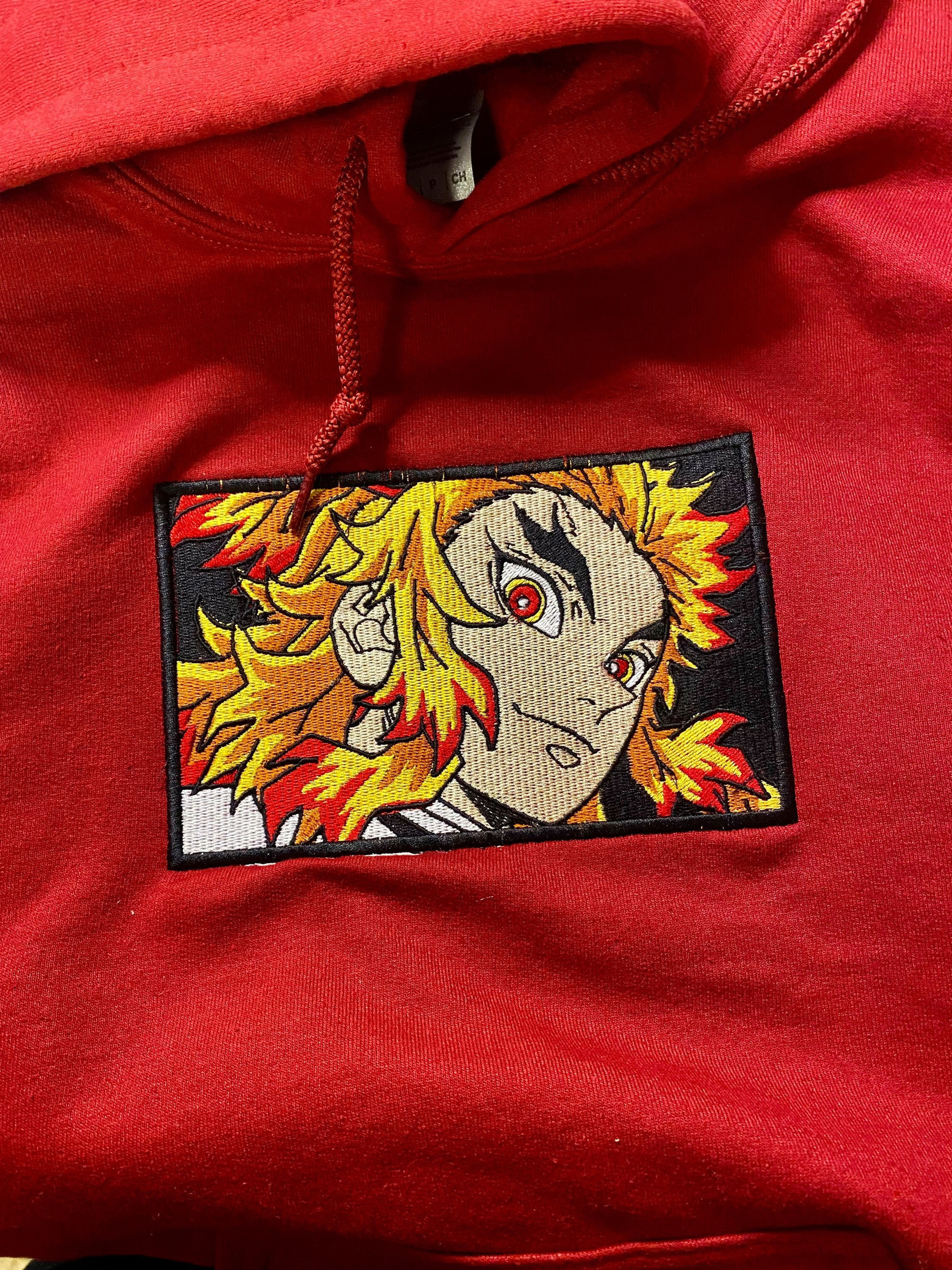 Rengoku Demon Slayer Hashira Embroidered Hoodie