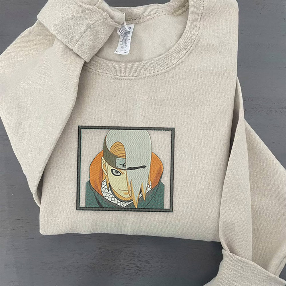 Ninja Anime Embroidered Sweatshirt