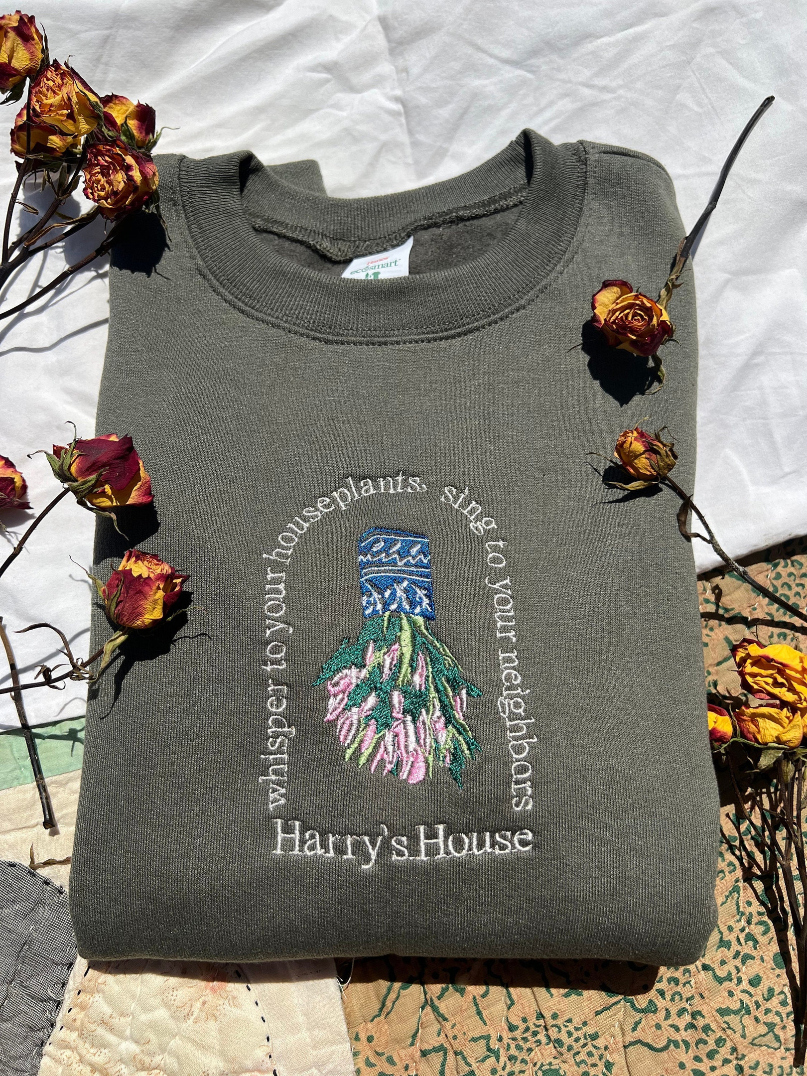 As It Was Harrys House Embroidered Crewneck