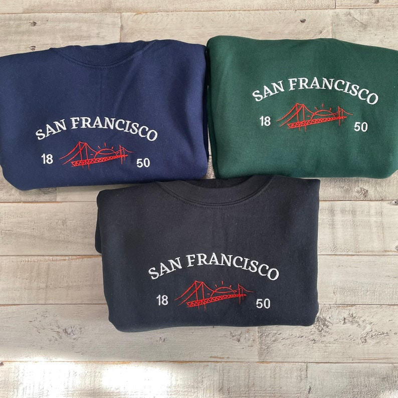 San Francisco Embroidered Sweatshirt