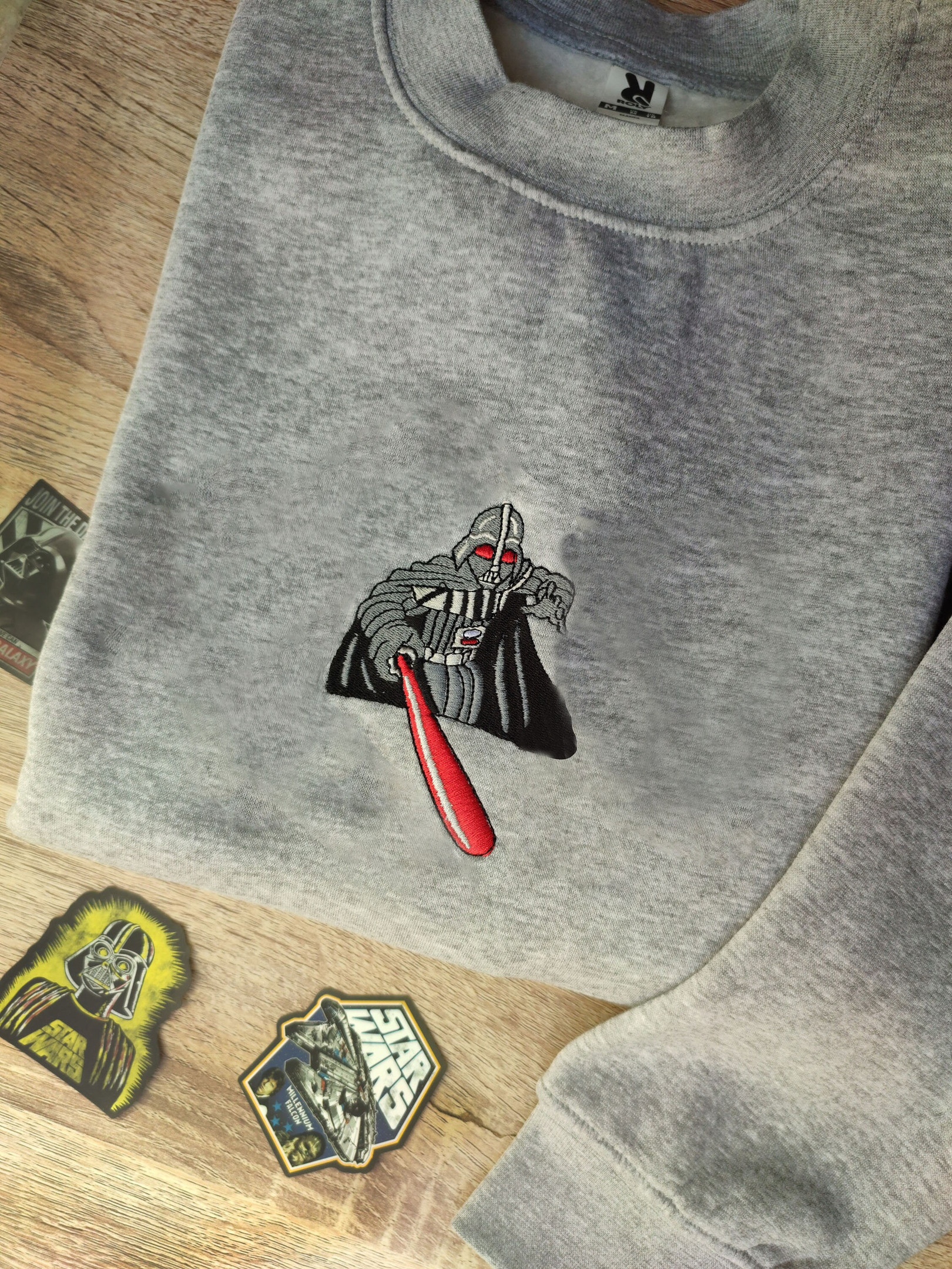 Embroidered Movie Character Sweatshirt