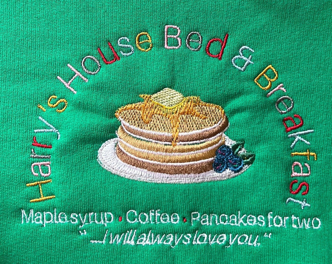 Harrys House Bed Breakfast Keep Driving Embroidered Sweatshirt