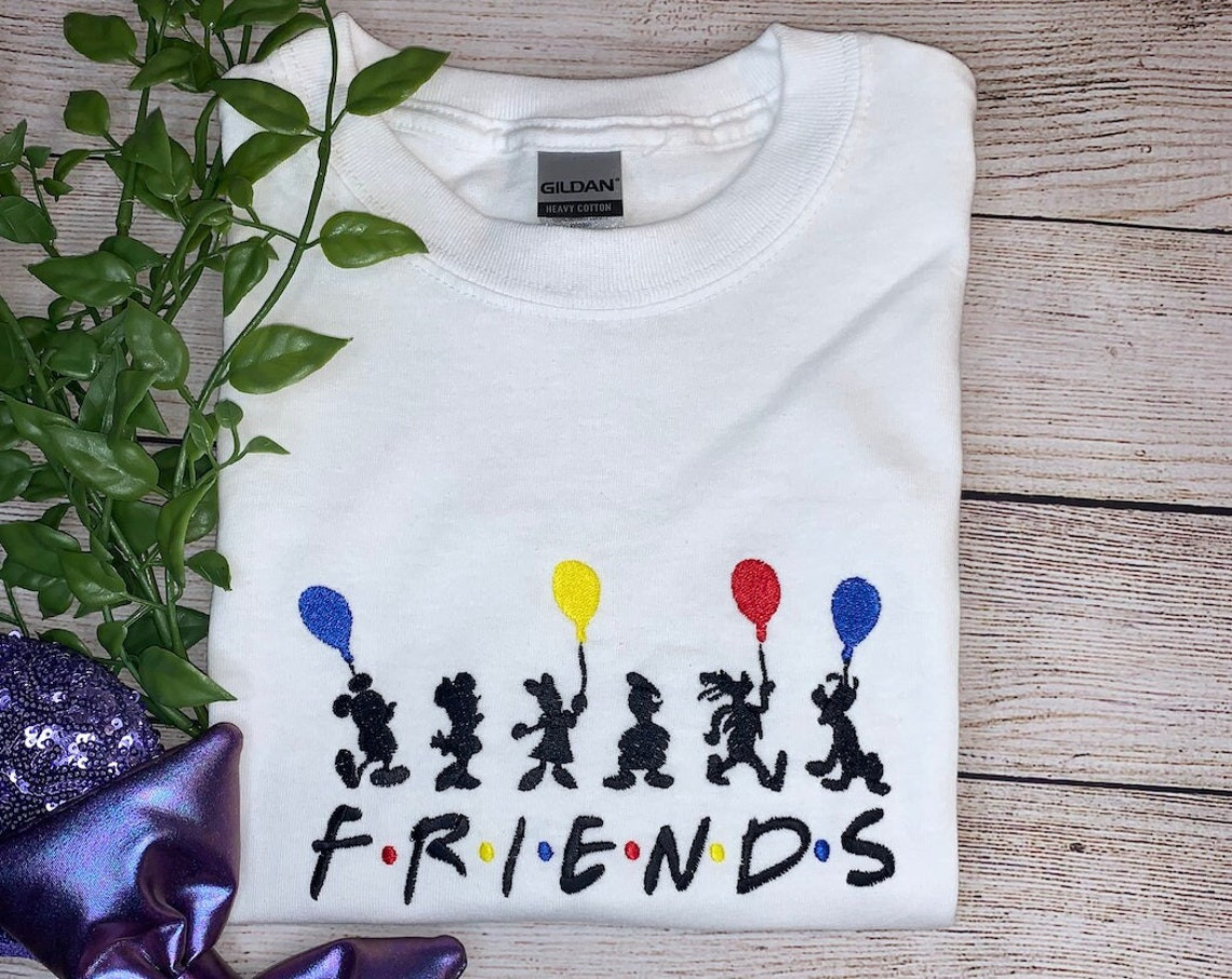 Mickey And Friends Embroidery T-Shirt Sweatshirt