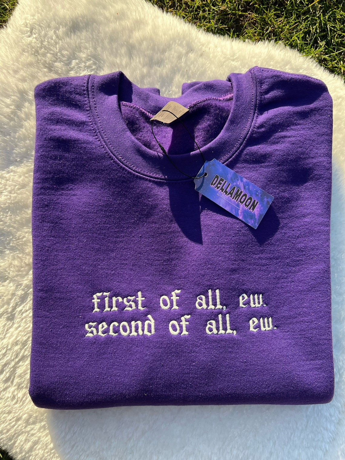 Euphoria Inspired Maddy Quote - Glow In The Dark Embroidery Sweatshirt