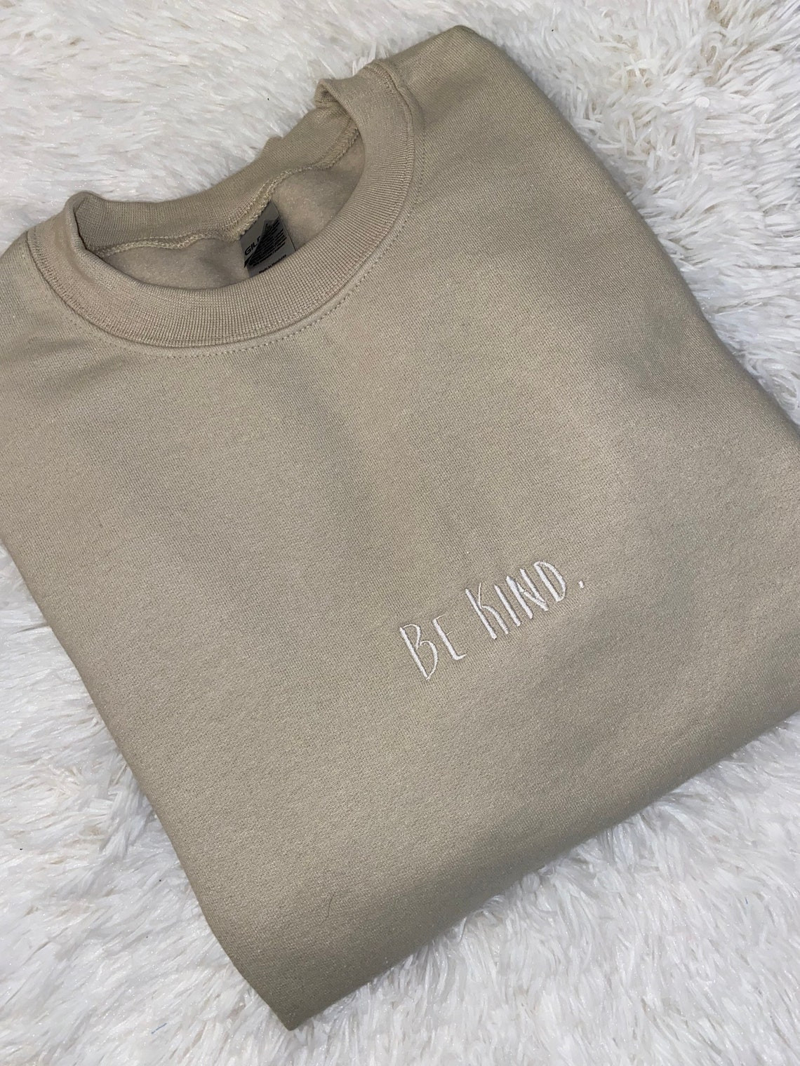 Be Kind Embroidered Sweatshirt Be Kind Embroidered Shirt Embroidered Sweatshirt Be Kind Apparel Tpwk Apparel Affirmations Be Kind