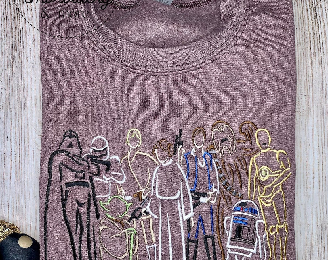 Star Wars Sketch Embroidered Sweatshirt