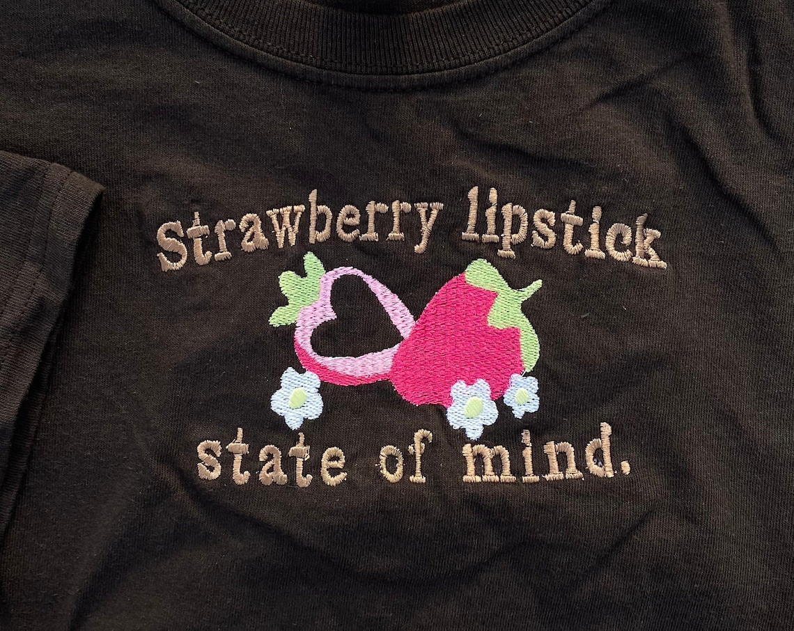 Adore You Strawberry Lipstick T-Shirt