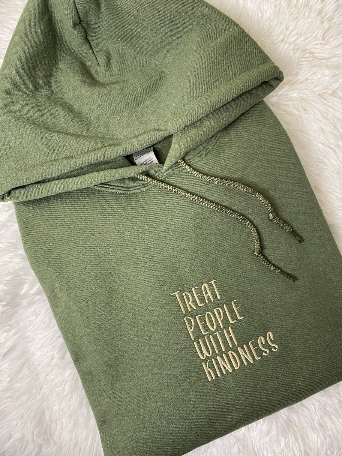 Treat People With Kindness Embroidered Sweatshirt Embroidered Crewneck Embroidered Sweatshirt Be Kind Apparel Tpwk Apparel Affirmations