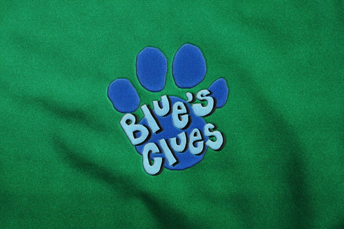 Inspired Blues Clues Embroidered T-Shirt Sweatshirt Hoodie Unisex Crewneck Sweater