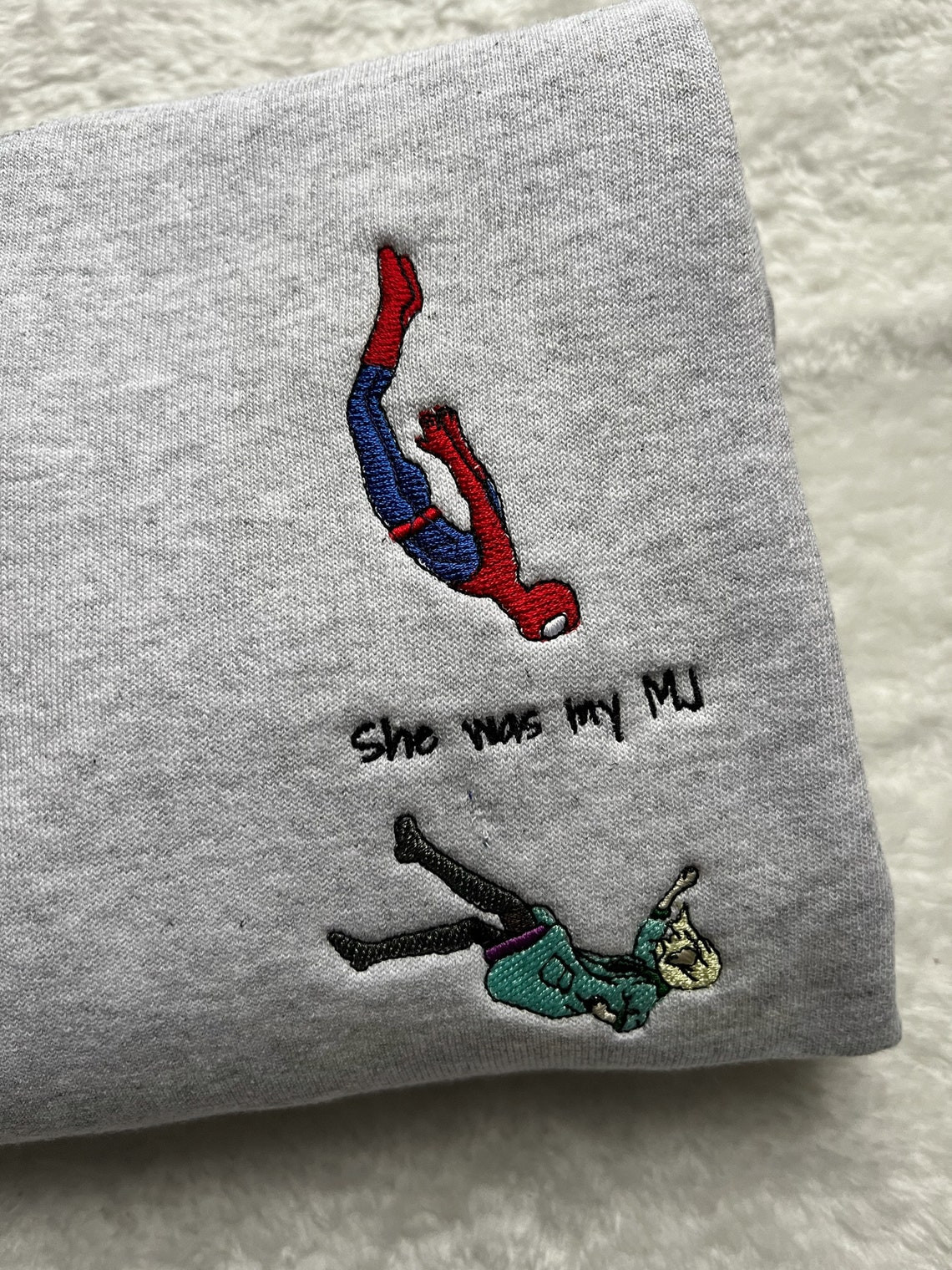 No Way Home Inspired She Was My Mj Embroidery Sweatshirt