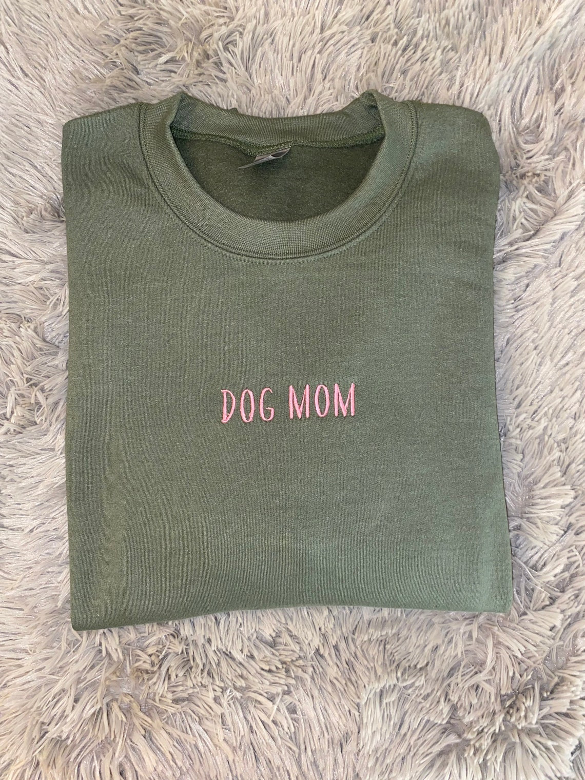 Dog Mom Embroidered Sweatshirt Dog Mom Crewneck Dog Mama Be Kind Apparel Dog Mom Apparel Dog Mom Shirt Dog Mom