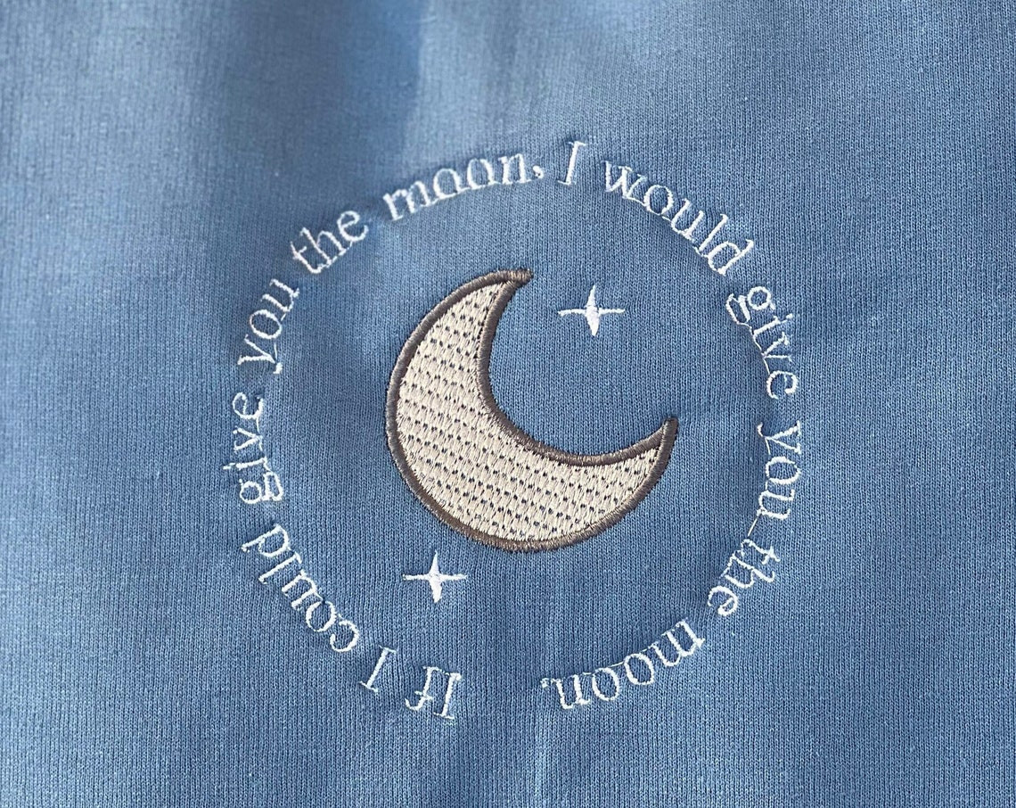 Phoebe Bridgers Moon Song Embroidered Crewneck