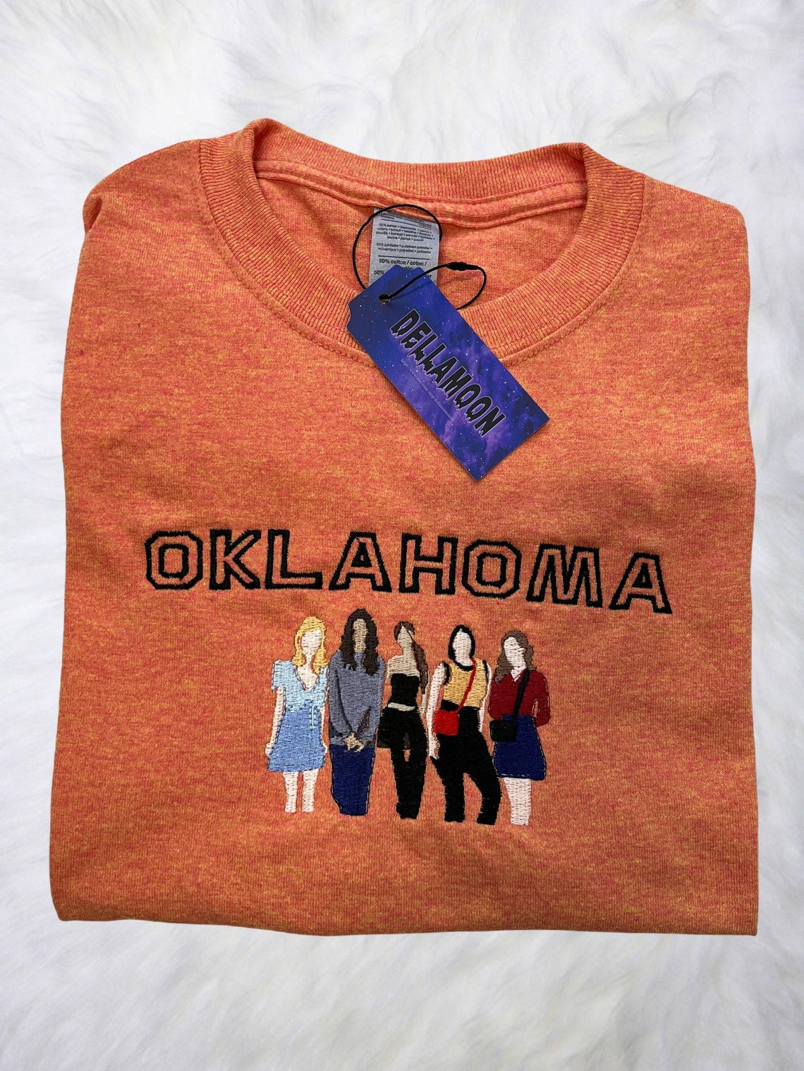 Euphoria Inspired Oklahoma Girls Embroidery T-Shirt