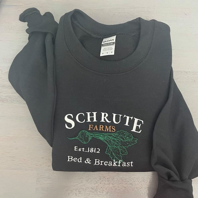 Schrute Embroidered Sweatshirt