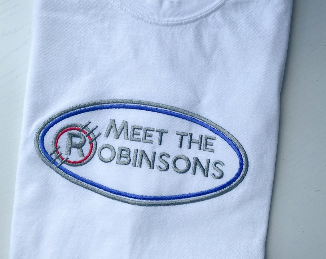 Meet The Robinsons Embroidered T Shirt Disney Embroidered T Shirt