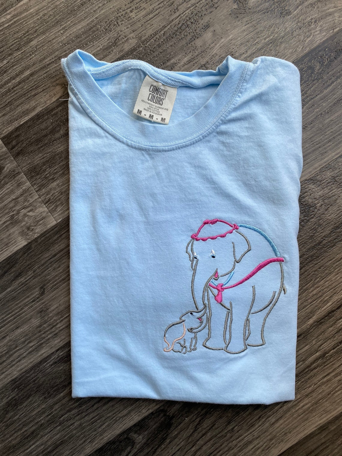 Dumbo And Mrs Jumbo Embroidered Shirt Disney World Disneyland Embroidered T Shirt Disney Embroidered Shirt