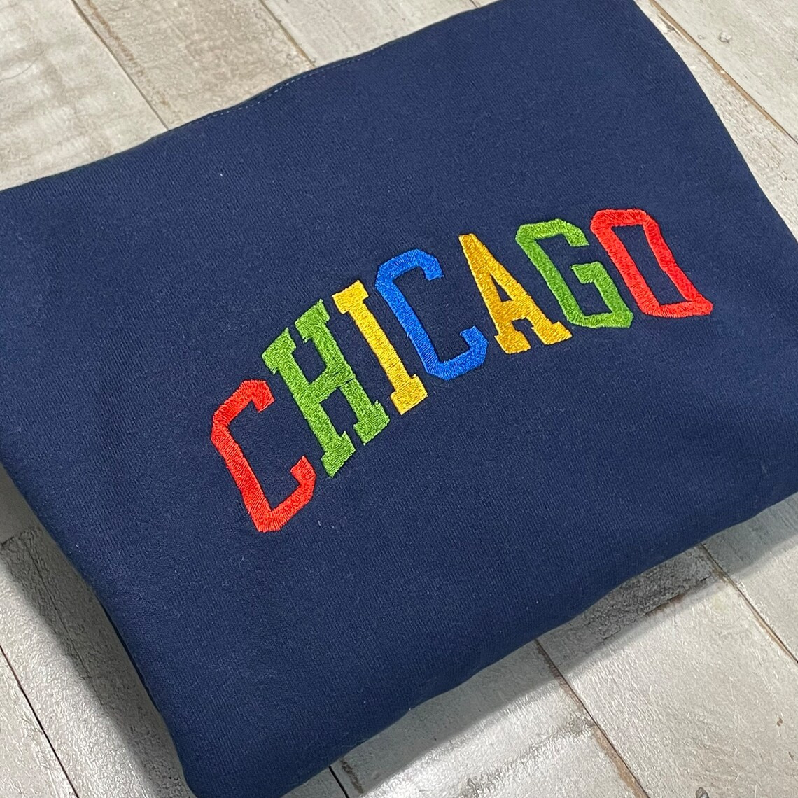 Chicago Embroidered Sweatshirt More Colors Available