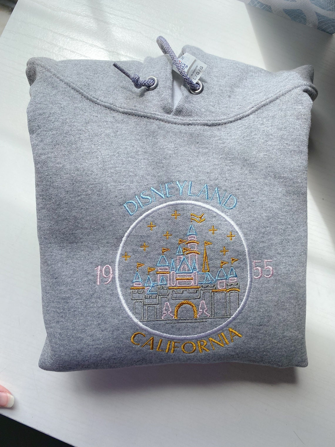 Disneyland Embroidered Crewneck Disneyland Embroidered Hoodie Disney Embroidered Shirt