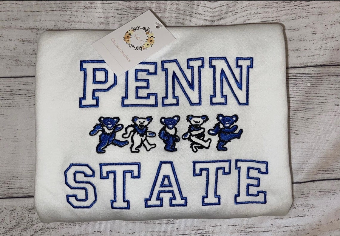 College Penn State Embroidery Custom College Embroidery