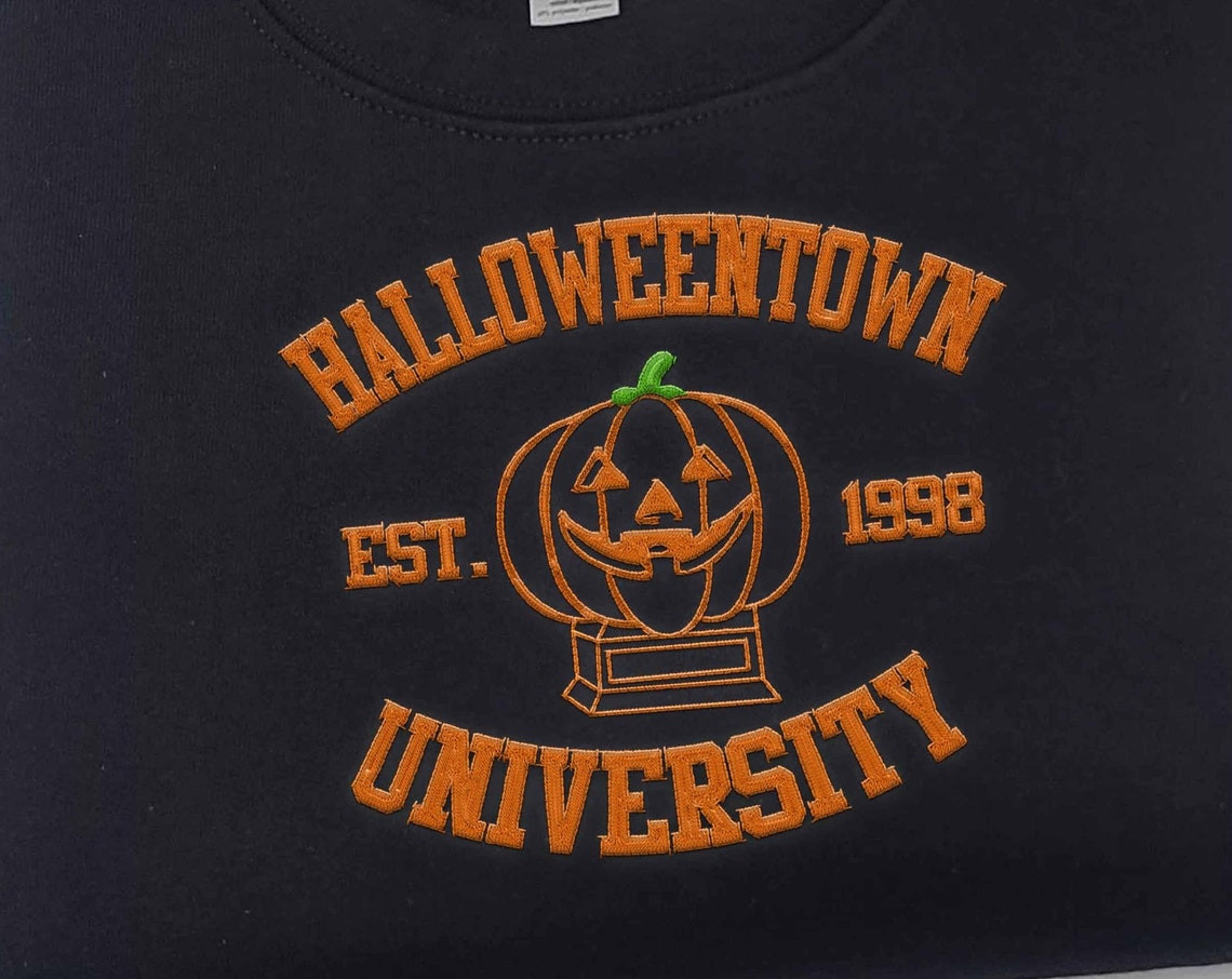 Halloweentown embroidered sweatshirt Halloweentown 1998 embroidered T Shirt haloween embroidered sweatshirt Halloween Town Tee Vintage