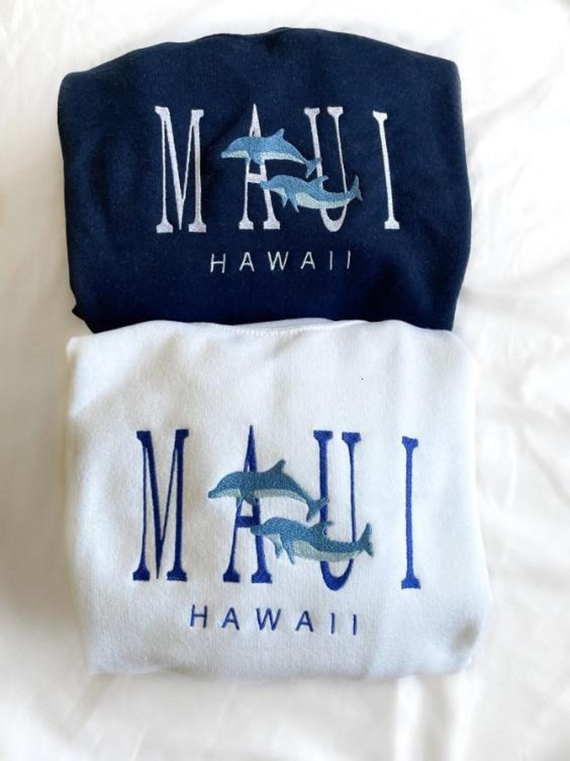 Embroidered Maui Hawaii crewneck Maui Hawaii sweatshirt Hawaii Hawaii Crewneck perfect gift for Dolphin lovers