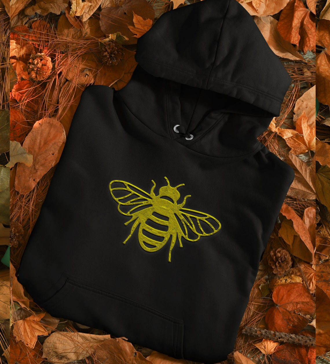 Bee Embroidered Sweatshirt/ honey bee Embroidered Sweatshirt / bumble bee Embroidered Sweatshirt Custom Embroidered Sweatshirt