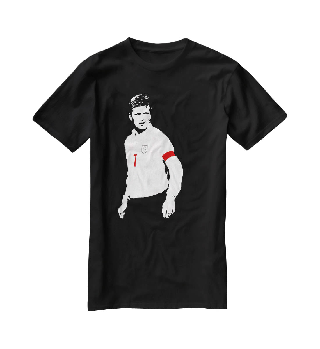 David Beckham Black And White T-Shirt