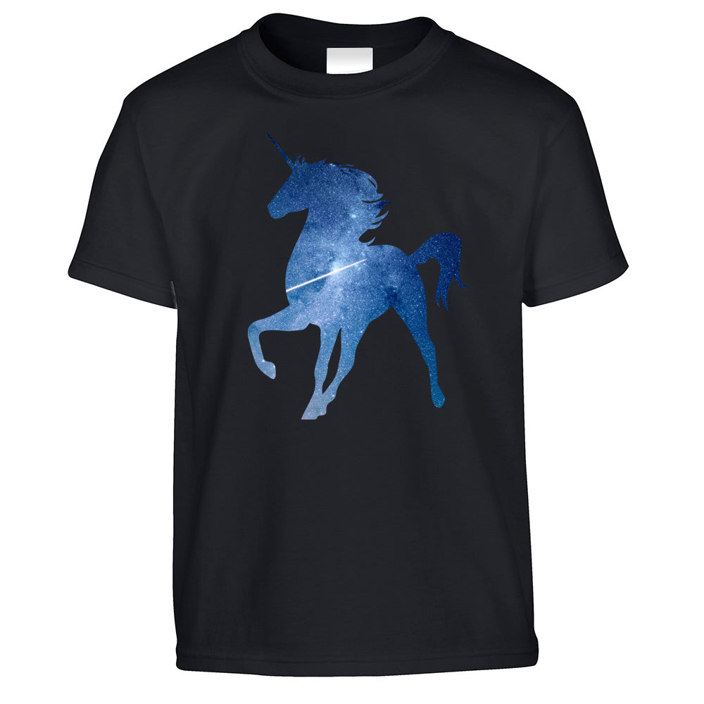 Space Galaxy Unicorn Kids T Shirt