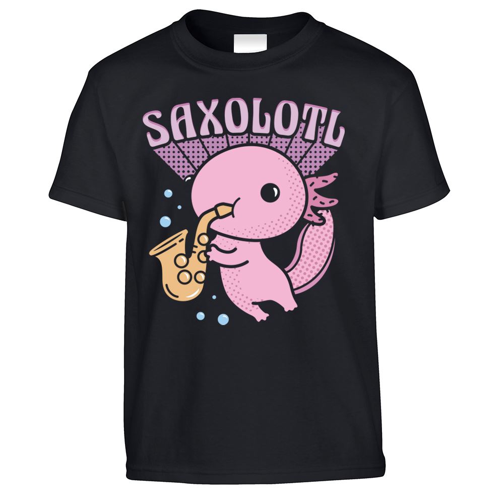 Saxolotl Kids T Shirt