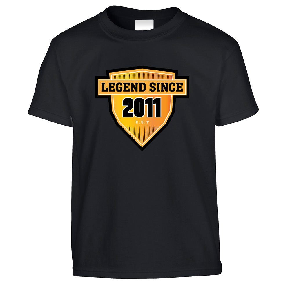 12th Birthday Kids T Shirt Legend Since 2011 Est.