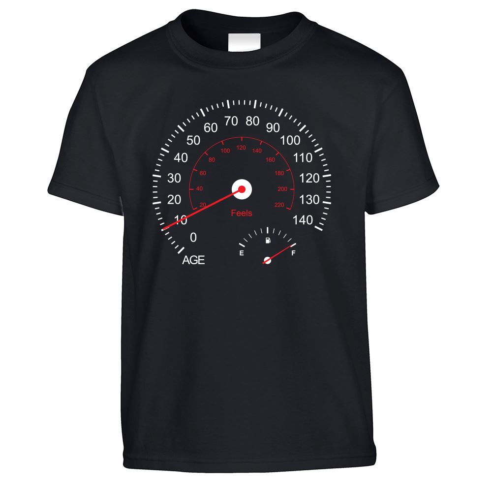 10th Birthday Kids T Shirt Car Speedometer (2013)