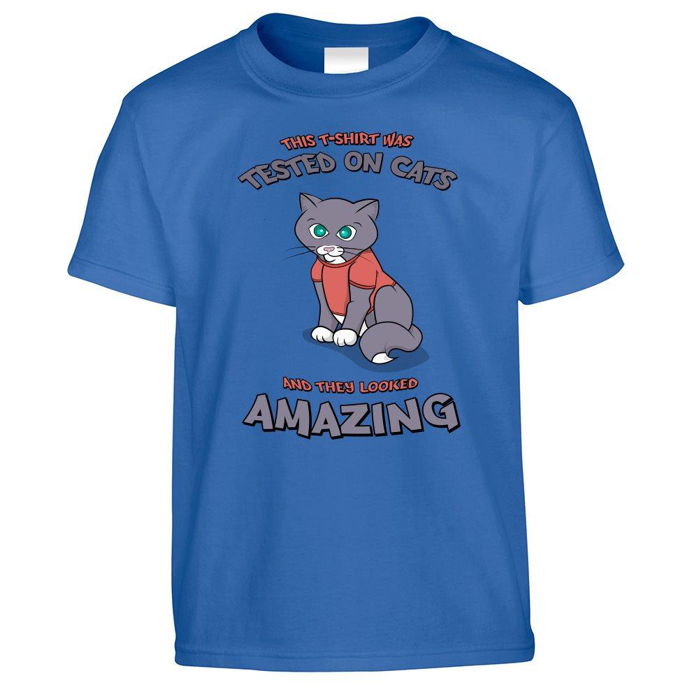 This Kids T Shirt Was Tested On Cats Cute Animal Childs