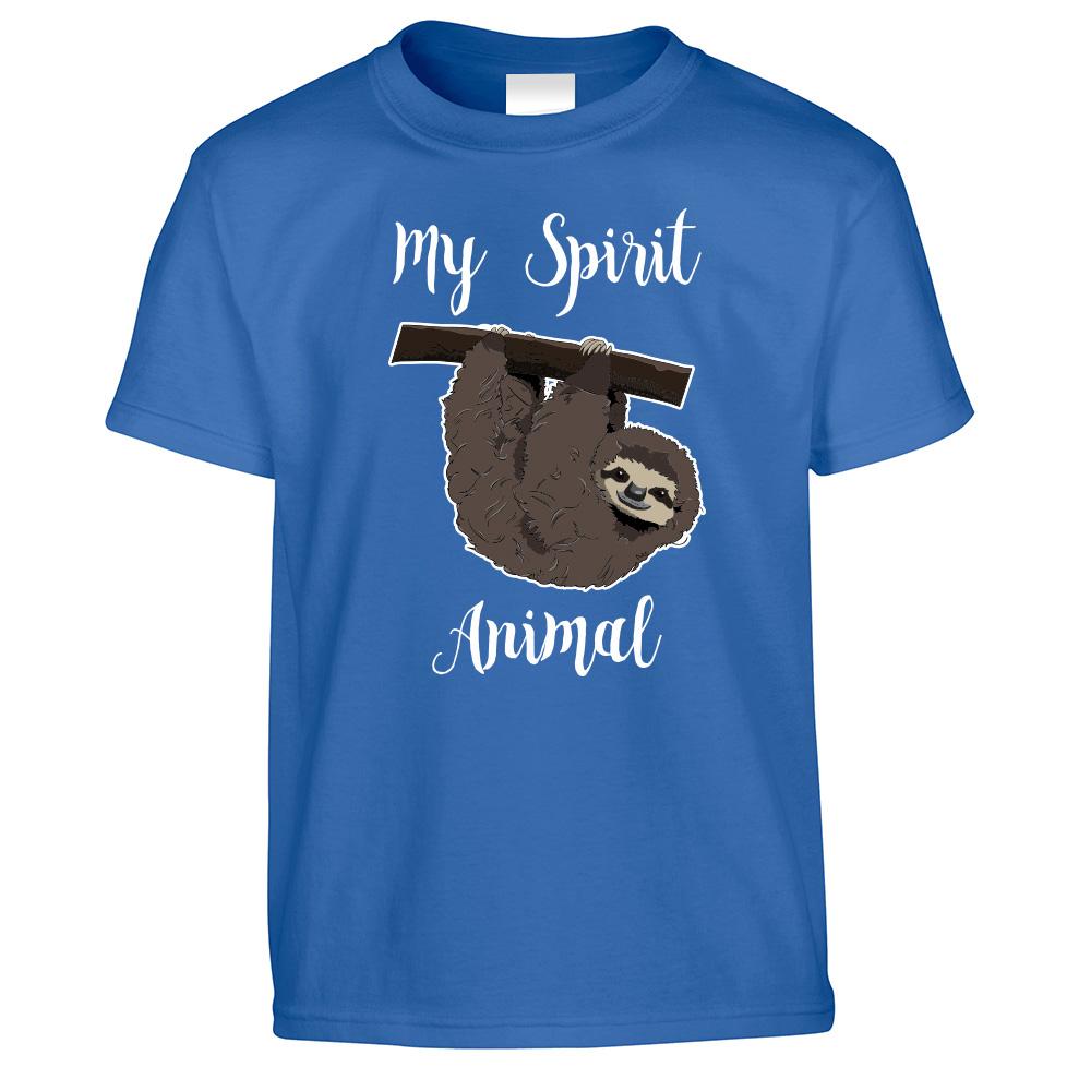 My Spirit Animal Is A Sloth Cute Kids T Shirt