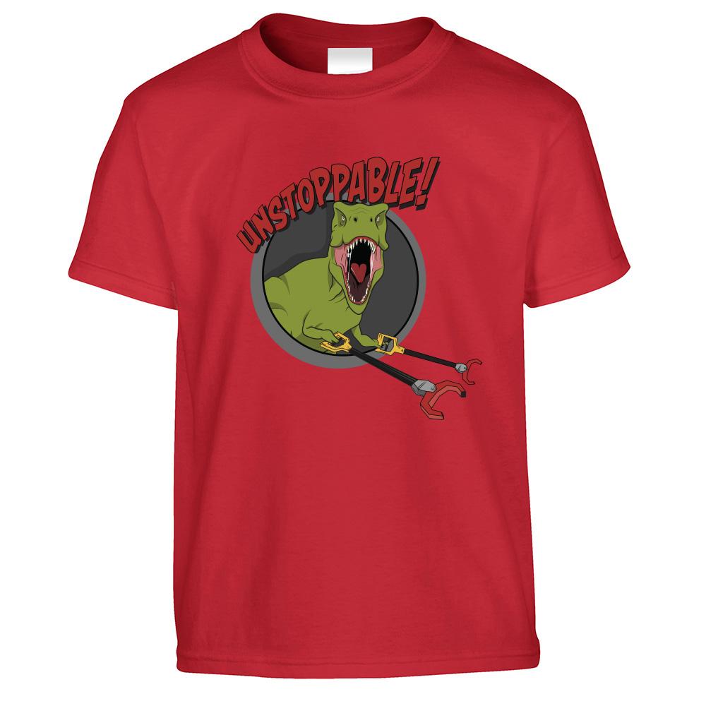 Unstoppable T-Rex Grabber Kids T Shirt